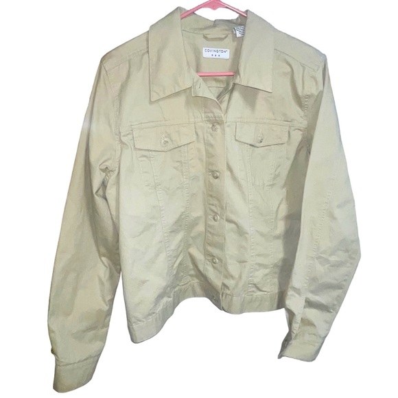 Women’s Covington Lightweight Field Jacket Shirt Button Front Size 16 - Picture 1 of 11